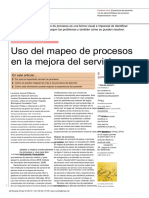 Use of process mapping in service improvement (traducido)