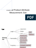 Internal Product Attribute Measurement: Size