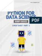 Learn Python Numpy Basics Cheat Sheet Part-2