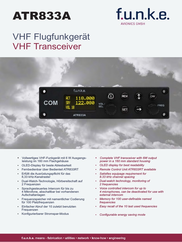 ATR833A VHF-Radio | PDF