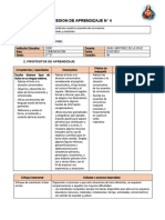 Sesion de Aprendizaje Comunicación