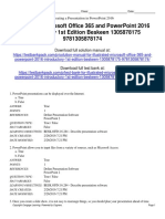 Illustrated Microsoft Office 365 and PowerPoint 2016 Introductory 1st Edition Beskeen Test Bank 1