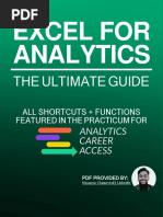 Excel For Data Analytics