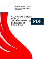 Administración fármacos en Urgencias