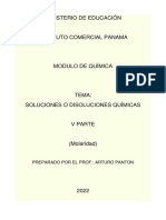 Modulo de Quimica - Disoluciones (V Parte) - (3024373)