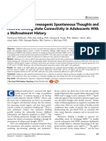 Evidence For Depressogenic Spontaneous Thoughts An