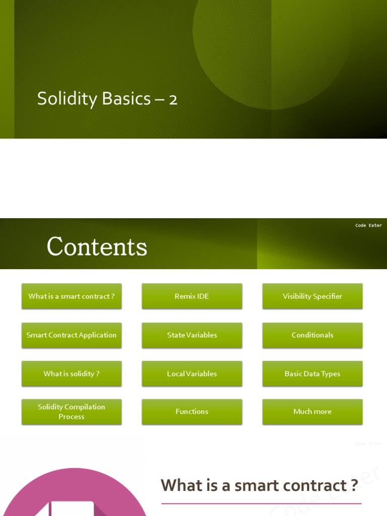 Sol Basics - 2 | PDF