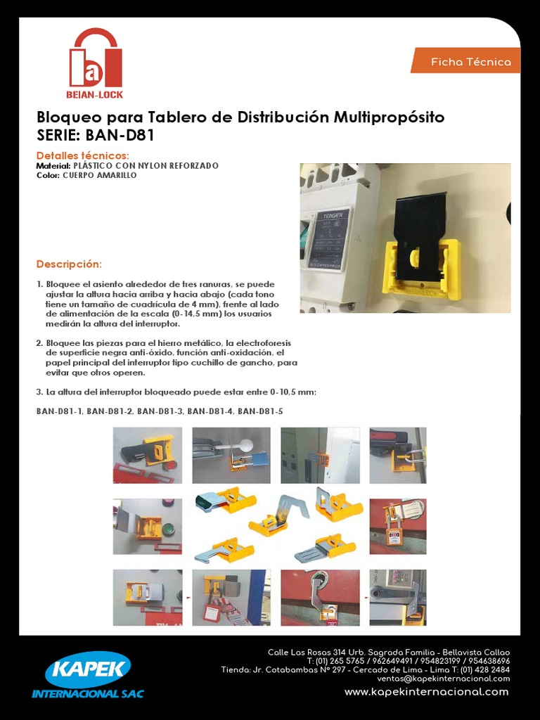 Beian Lock Ban d81 | PDF