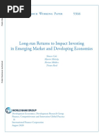 Long Run Returns To Impact Investing in Emerging Market and Developing Economies