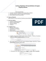 Jobsheet Pembuatan Database Dengan Phpmyadmin