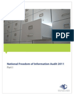 FOI Audit 2011 - Final Report