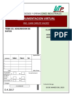 Actividad I. Adquisición de Datos