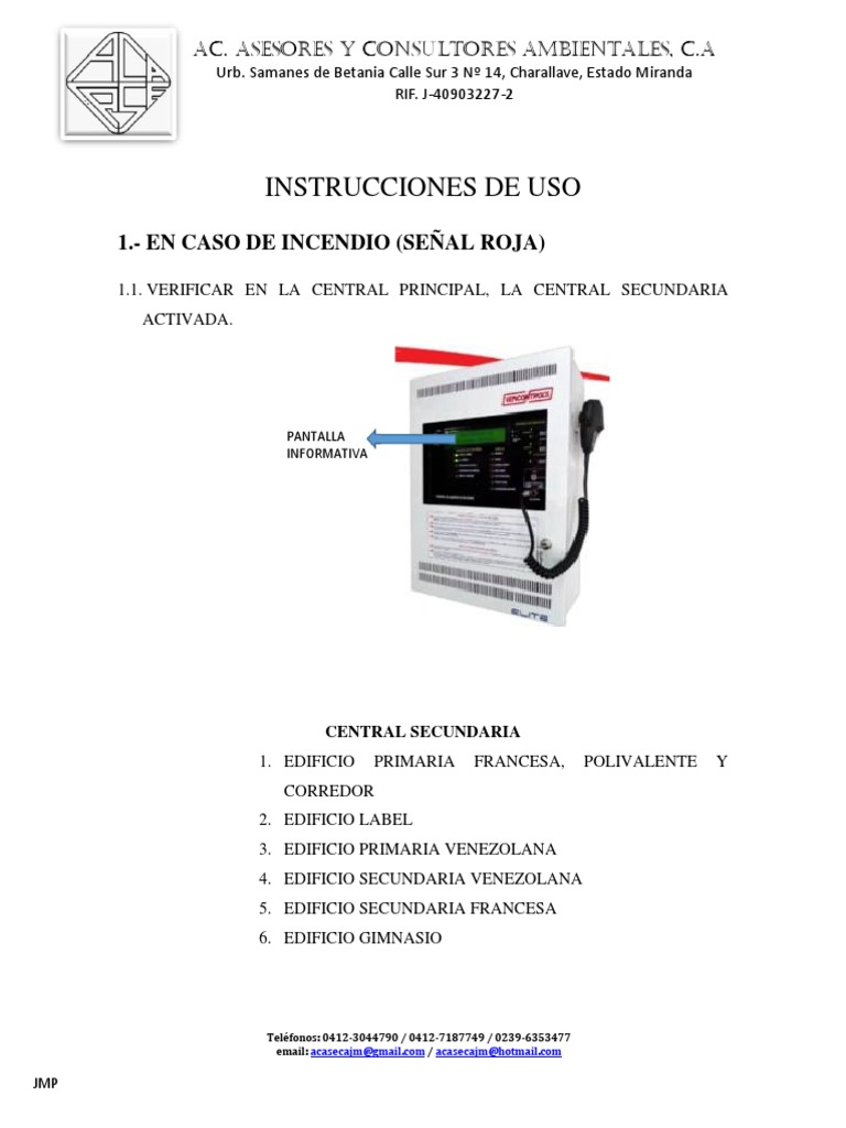 Instrucciones de Uso Vencontrol-1 | PDF