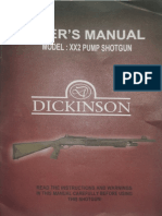 Dickinson Arms XX2 Shotgun Manual