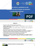 Proposta de Roteiro - Produção de Alimentos e Conservação Ambiental