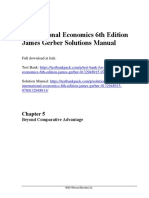 International Economics 6th Edition James Gerber Solutions Manual 1