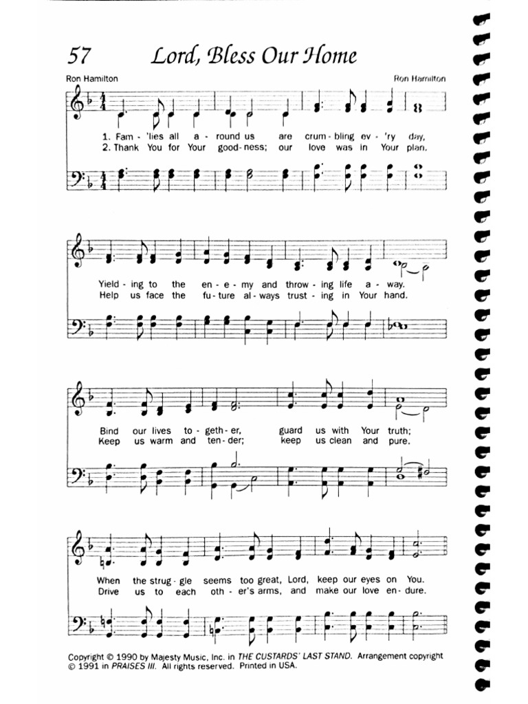 Lord Bless Our Home Pdf