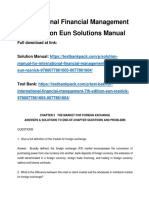 International Financial Management 7th Edition Eun Solutions Manual 1