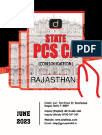 State PCS CA Consolidation (Rajasthan) June 2023