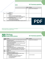 AQA Biology GCSE Combined B17 Summary Answers