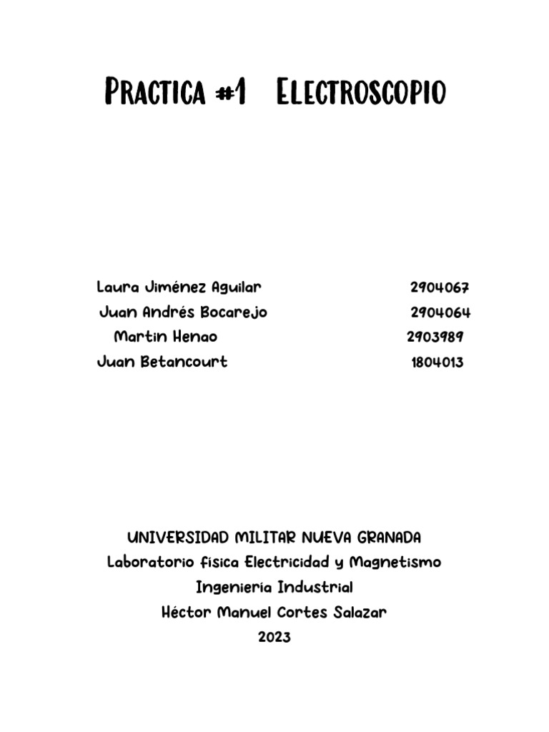 Practica #1 | PDF