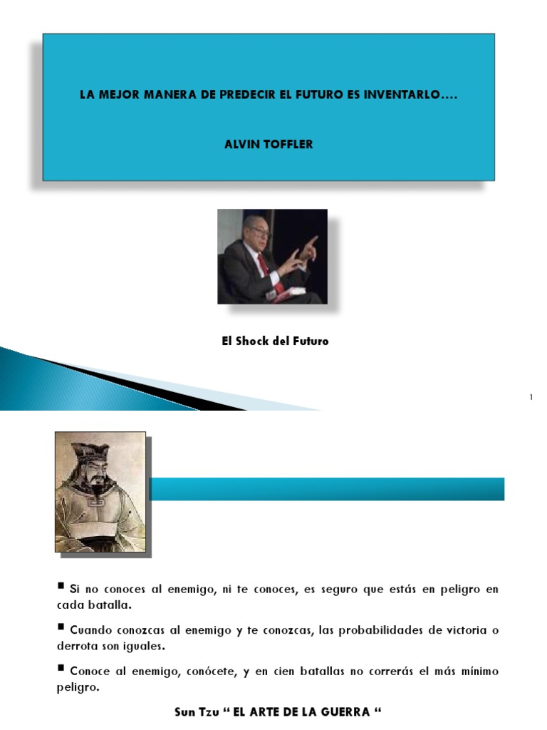 La Mejor Manera de Predecir El Futuro Es Inventarlo | PDF