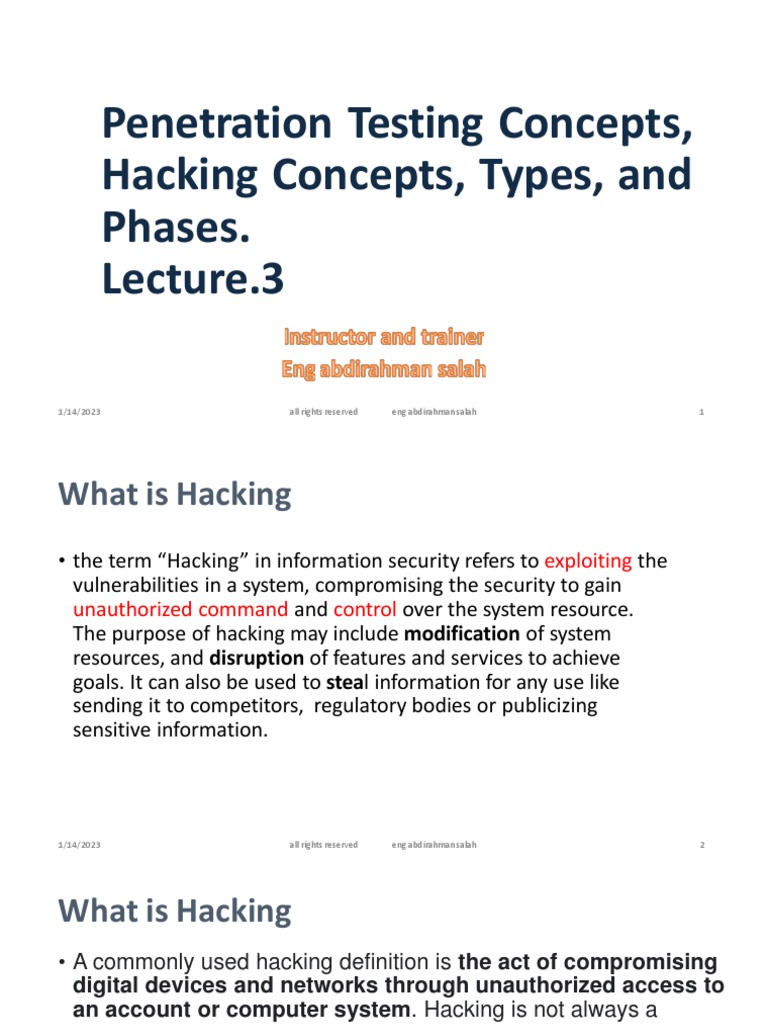penetration-testing-concepts-hacking-concepts-types-and-phases-ch-2
