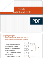 Epidata Penggabungan File 22