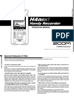 Zoom H4n Manual