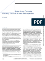 The Slow Strain Rate Stress Corrosion