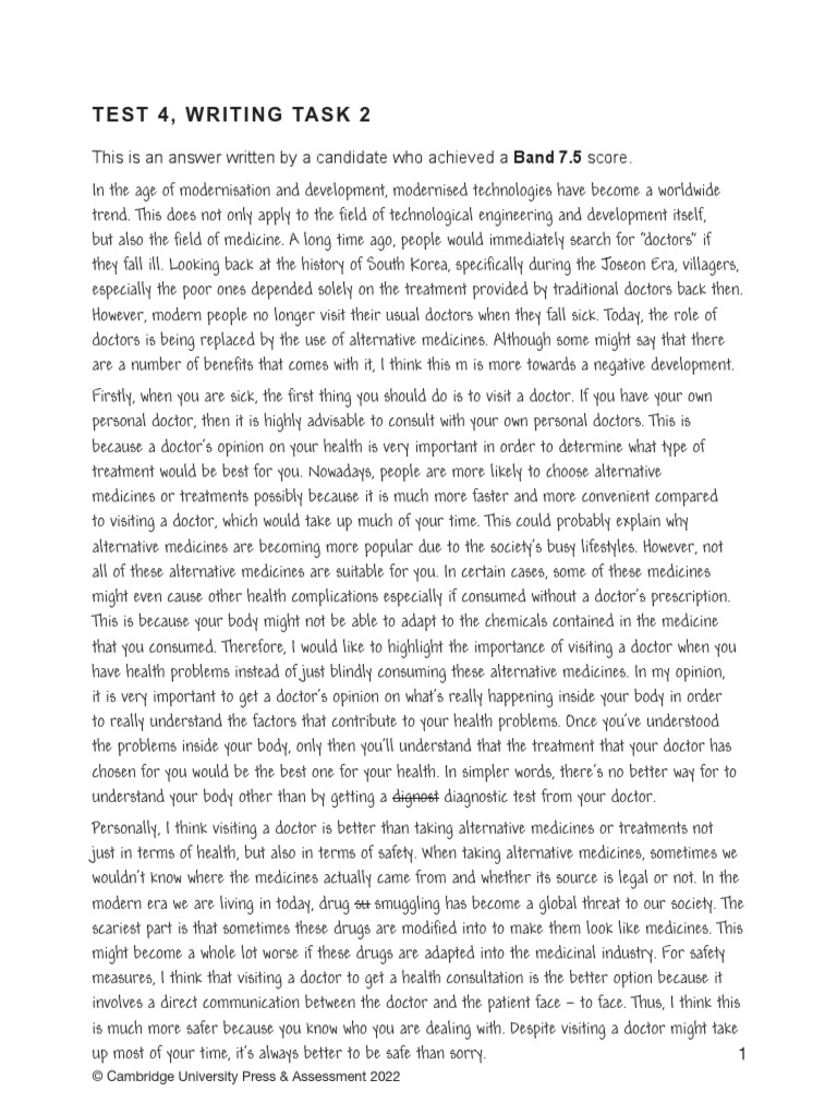 IELTS17AC Test 4 Task 2 Sample Answer (Band 7.5) PDF Alternative