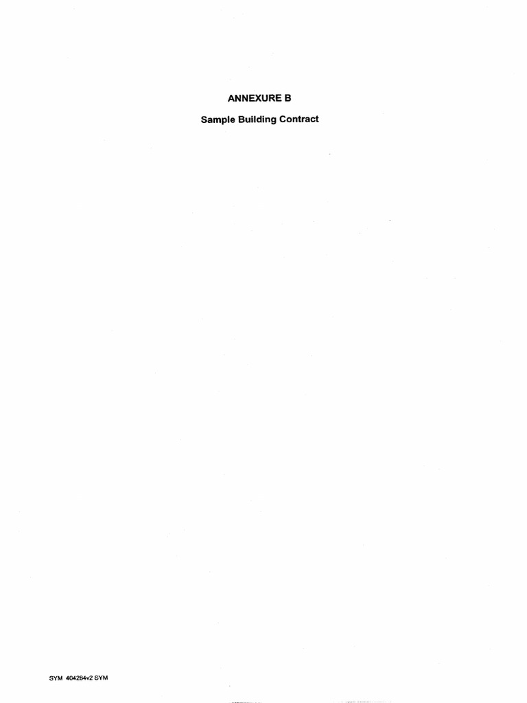 Sample Building Contract1 | PDF