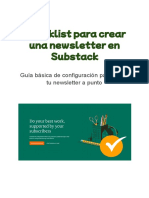 Checklist Substack