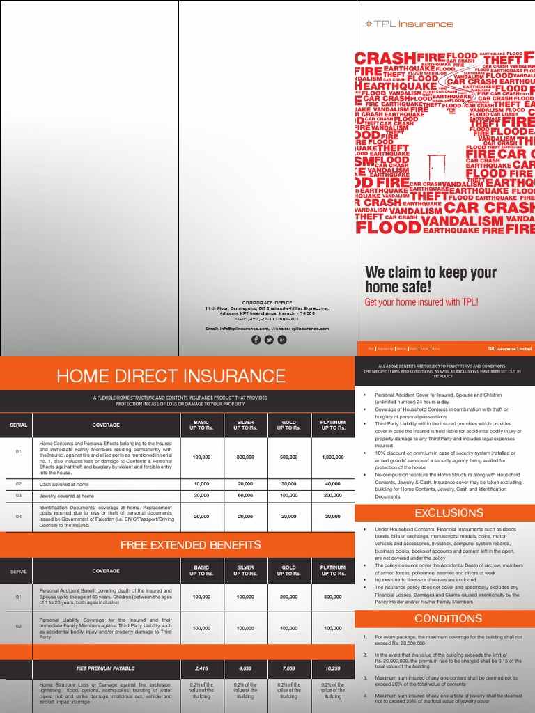 Home Insurance Brochure | PDF
