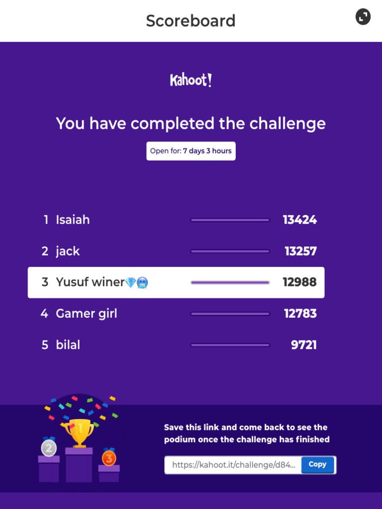 Play Kahoot! Enter Game PIN Here! 3 PDF