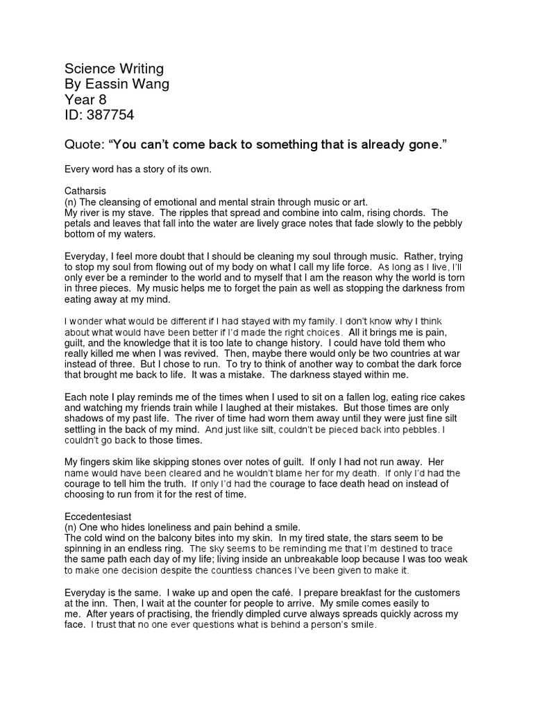 Science writing pdf