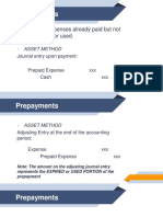 Prepayments