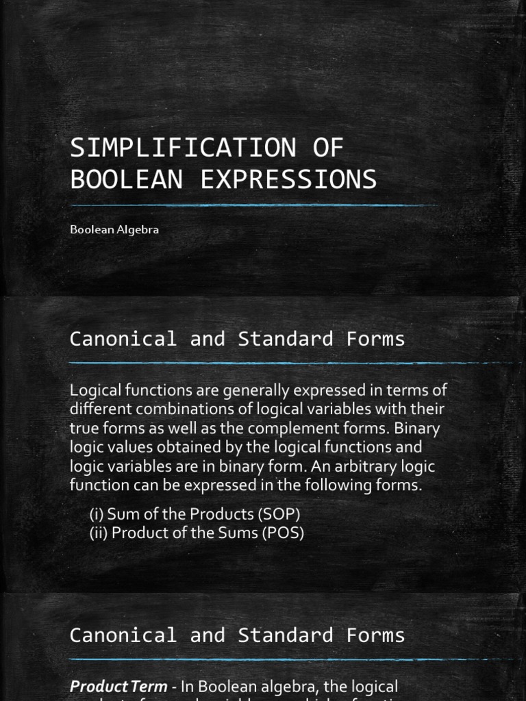 Canonical and Standard Forms PDF Abstract Algebra Mathematics