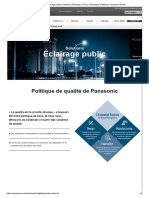 Éclairage Public - Solutions - Éclairage - Travaux Électriques - Affaires - Panasonic Monde