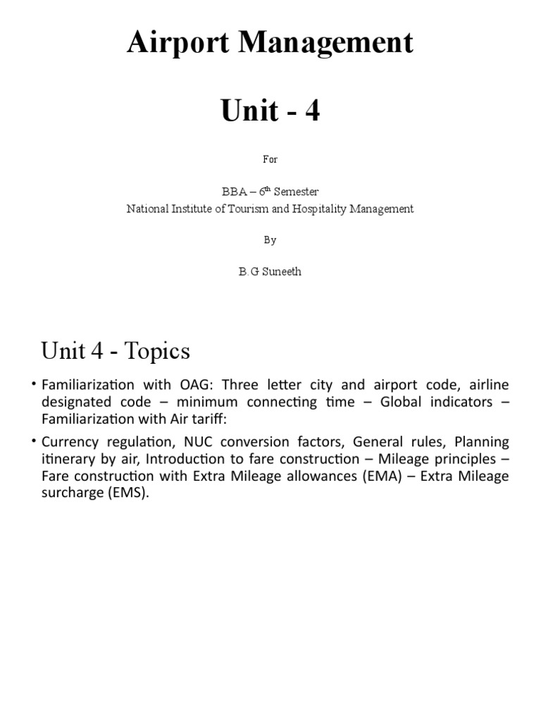 BBA AM - Unit 4 | PDF