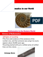 M1-Mathematics in Our World