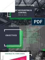 Cost Accounting & Control - ss3