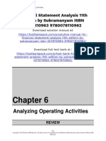 Financial Statement Analysis 11th Edition Subramanyam Solutions Manual Download
