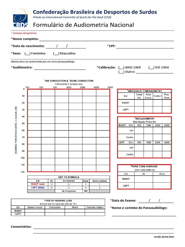 Formulario de Audiometria Nacional v.20.03.2016 (1) | PDF