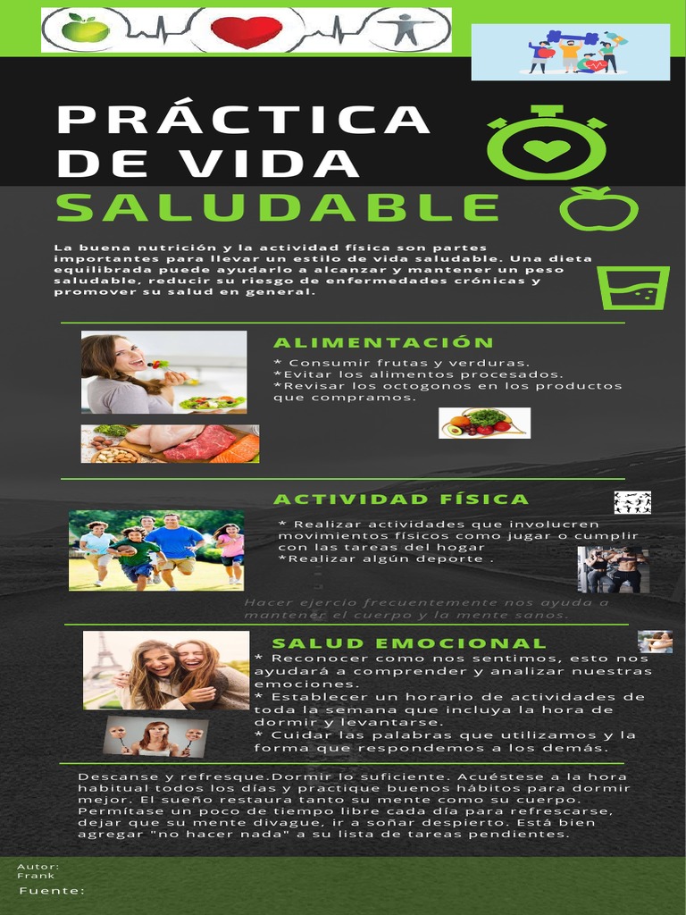 PRÁCTICA DE VIDA SALUDABle | PDF | Relaciones personales, crianza y ...