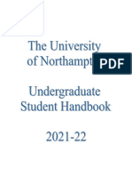 Undergraduate Student Handbook 2021-22