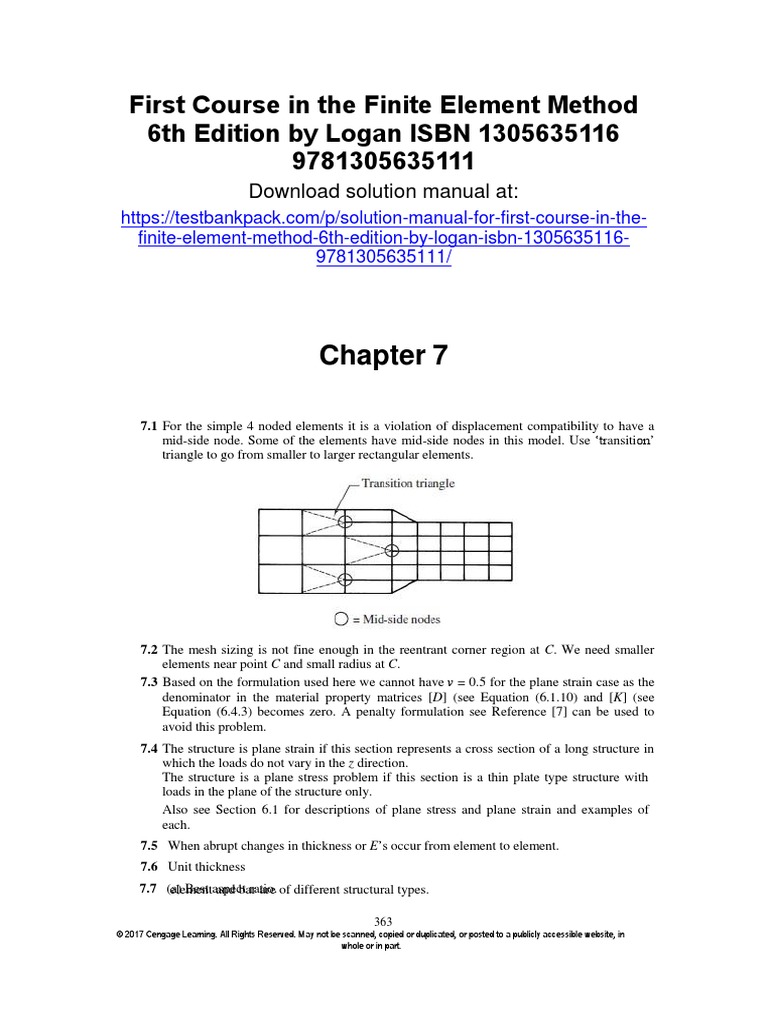 Finite Element Method 6th Edition Solutions | PDF