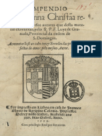 COMPEDIO DA DOUTRINA CRISTÃ - 1559