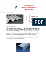 Ficha Tecnica Angulo L Aluminio