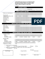 Formulir PSB Tahfidz